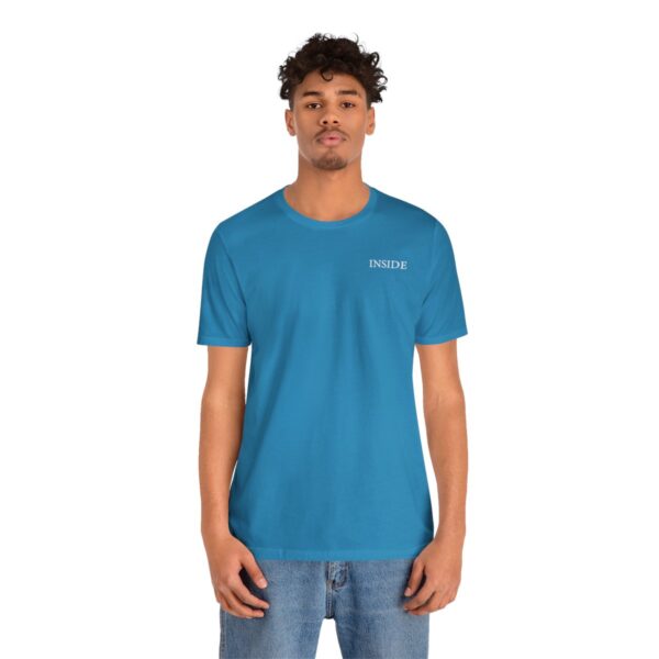 Unisex Aqua Short Sleeve Tee T-shirt - Image 2