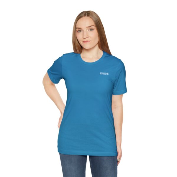 Unisex Aqua Short Sleeve Tee T-shirt - Image 3