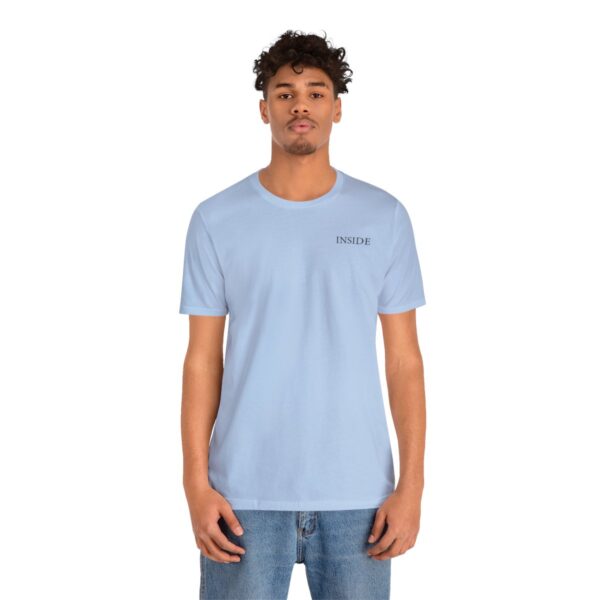 Unisex Baby Blue Short Sleeve Tee T-shirt - Image 2