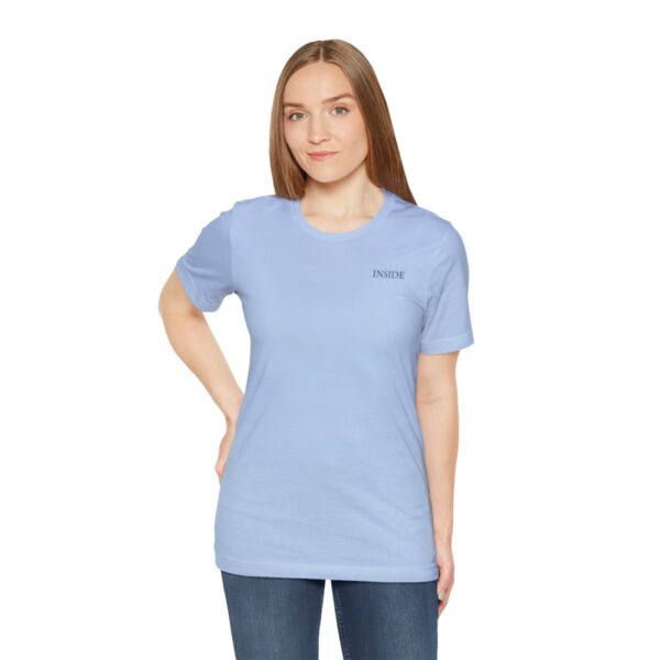 Unisex Baby Blue Short Sleeve Tee T-shirt - Image 3