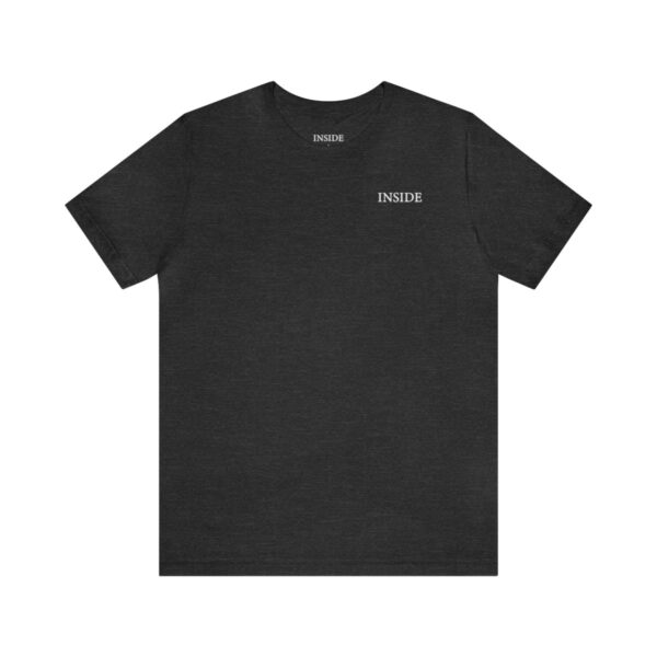 Unisex Dark Grey Heather Short Sleeve Tee T-shirt