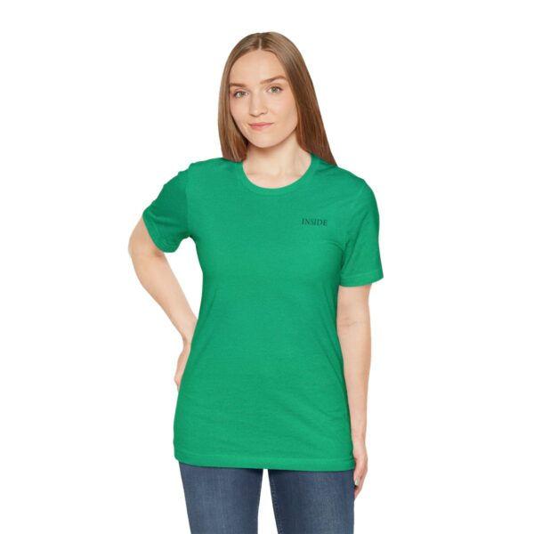 Unisex Heather Kelly Short Sleeve Tee T-shirt - Image 3