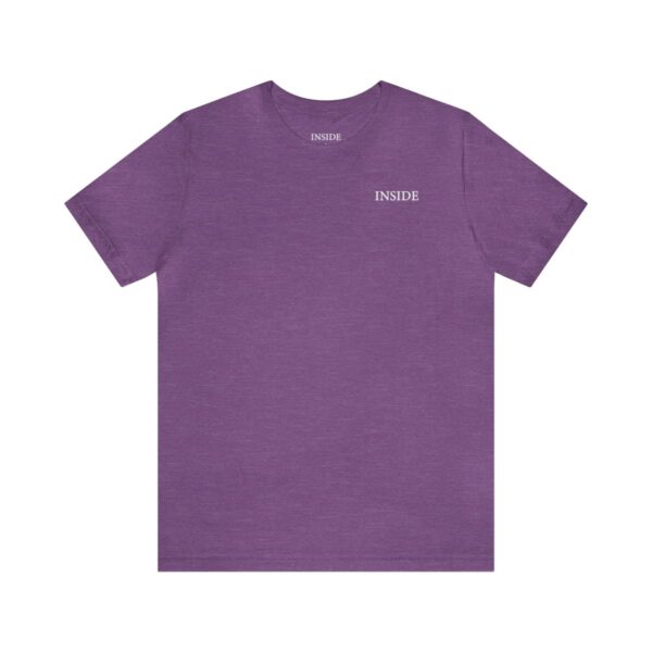 Unisex Heather Team Purple Short Sleeve Tee T-shirt