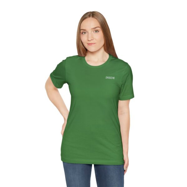 Unisex Leaf Short Sleeve Tee T-shirt - Image 3