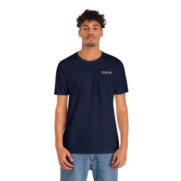 Unisex Navy Short Sleeve Tee T-shirt - Image 2