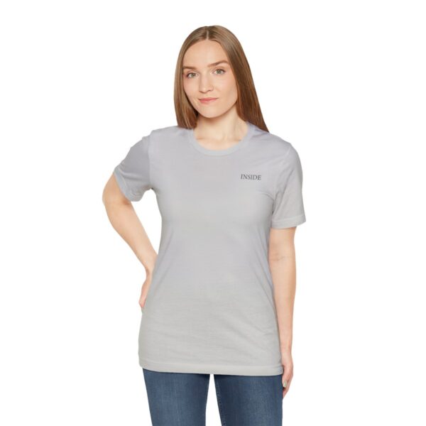 Unisex Silver Short Sleeve Tee T-shirt - Image 4