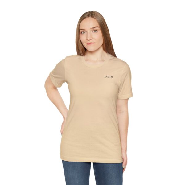 Unisex Soft Cream Short Sleeve Tee T-shirt - Image 3