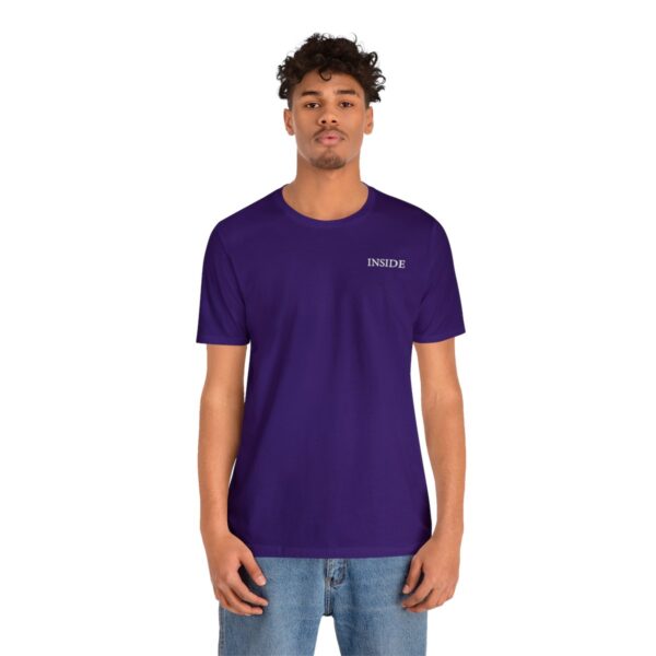 Unisex Team Purple Short Sleeve Tee T-shirt - Image 2