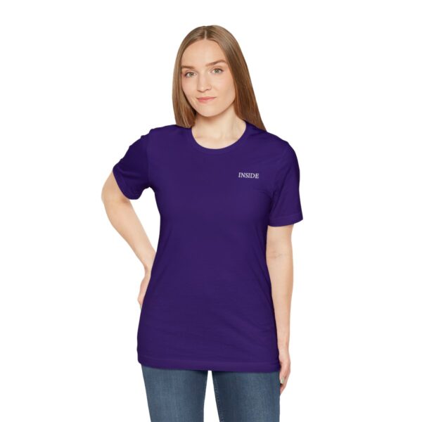 Unisex Team Purple Short Sleeve Tee T-shirt - Image 3