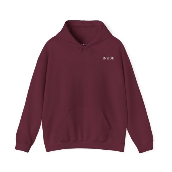 Unisex Maroon Hooded Sweatshirt