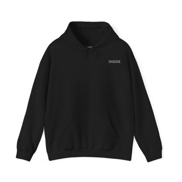 Unisex Black Hooded Sweatshirt