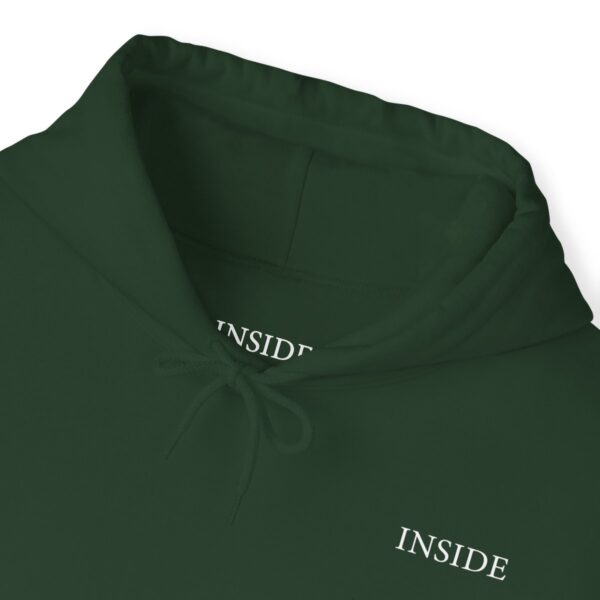 Unisex Forest Green Hooded Sweatshirt - Image 3