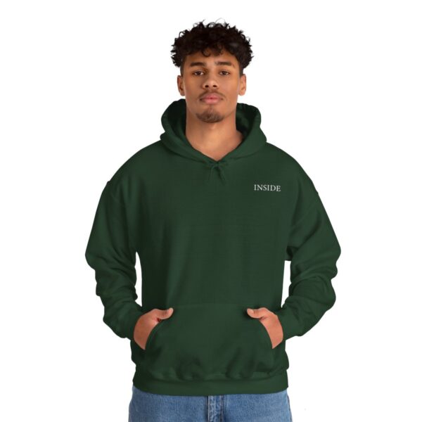 Unisex Forest Green Hooded Sweatshirt - Image 5