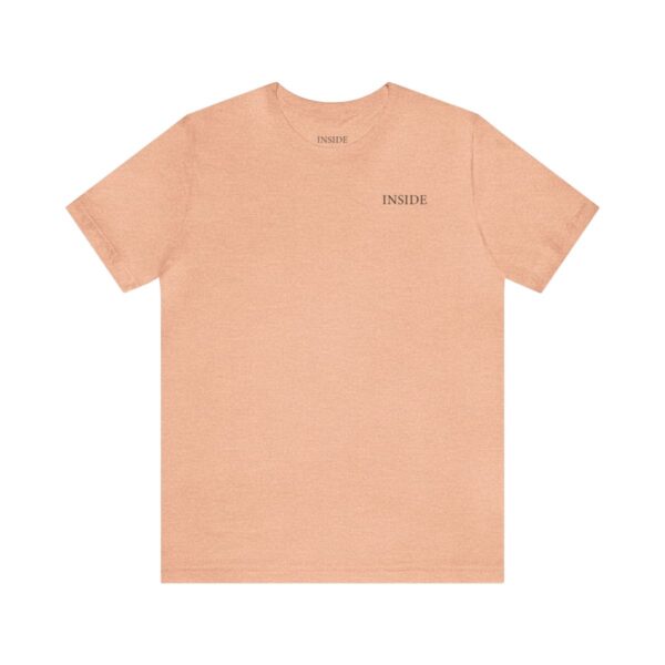 Unisex Heather Peach Short Sleeve Tee T-shirt