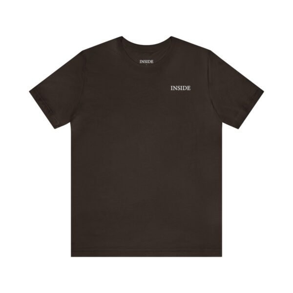 Unisex Brown Short Sleeve Tee T-shirt