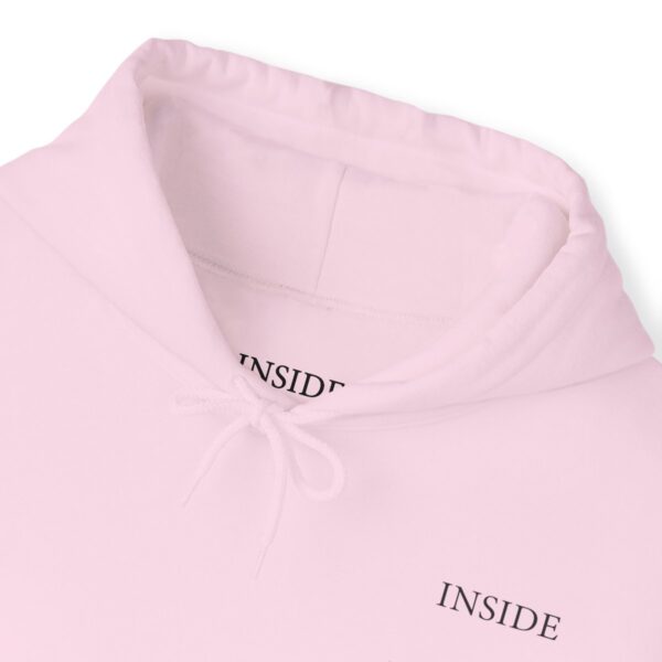 Unisex Light Pink Hooded Sweatshirt - Image 3