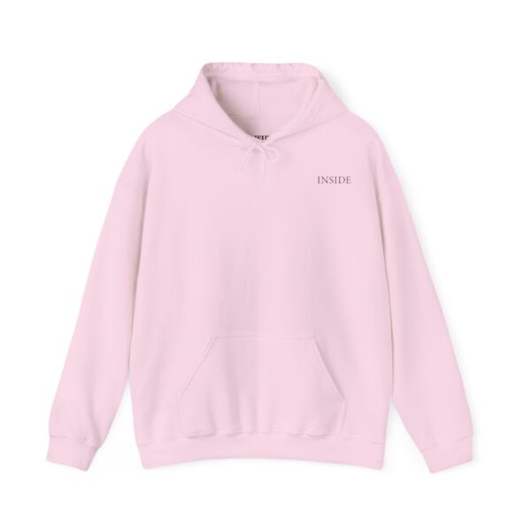 Unisex Light Pink Hooded Sweatshirt