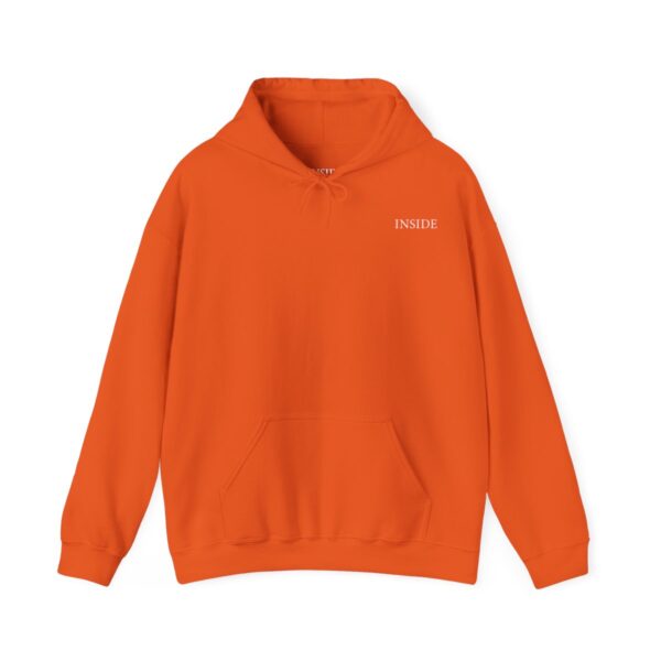 Unisex Orange Hooded Sweatshirt