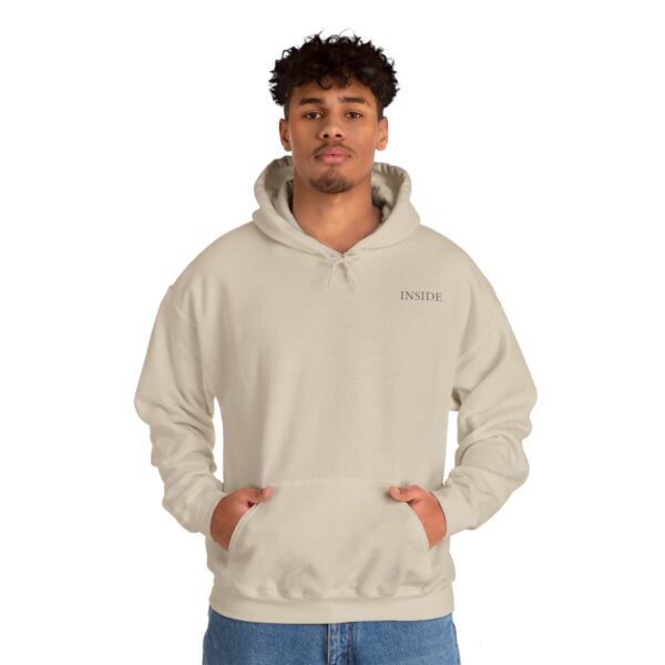 Unisex Sand Hooded Sweatshirt - Image 5