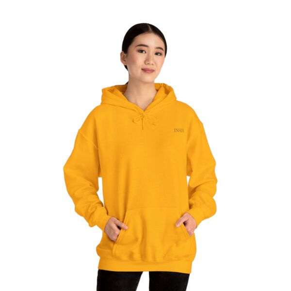 Unisex Gold Hooded Sweatshirt - Image 4