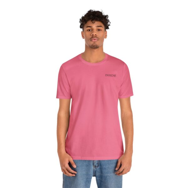 Unisex Charity Pink Short Sleeve Tee T-shirt - Image 2