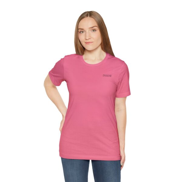 Unisex Charity Pink Short Sleeve Tee T-shirt - Image 3